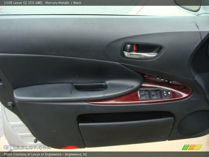 Mercury Metallic / Black 2008 Lexus GS 350 AWD