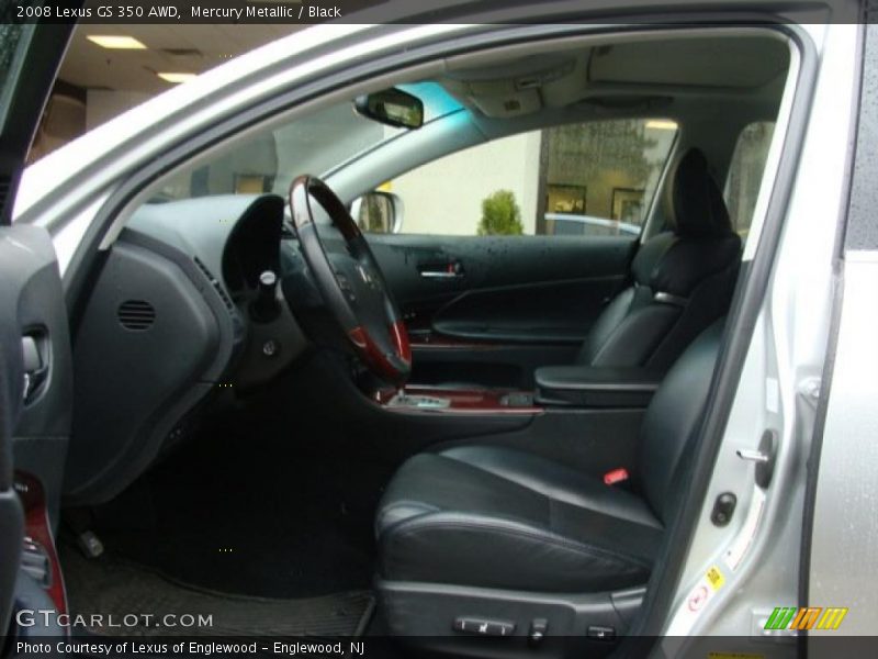 Mercury Metallic / Black 2008 Lexus GS 350 AWD