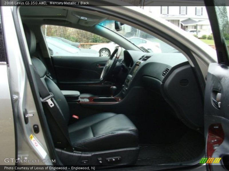 Mercury Metallic / Black 2008 Lexus GS 350 AWD