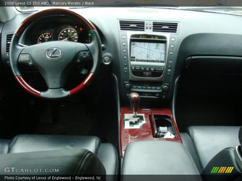 Mercury Metallic / Black 2008 Lexus GS 350 AWD