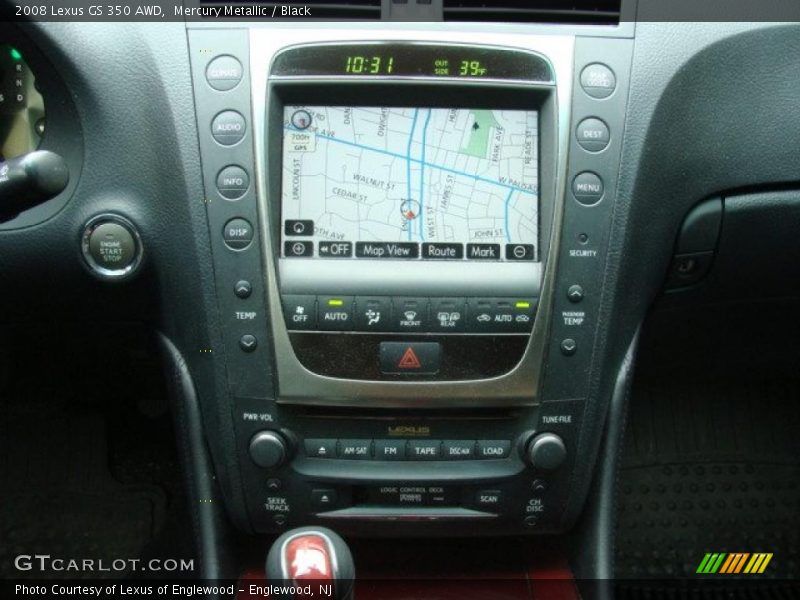 Mercury Metallic / Black 2008 Lexus GS 350 AWD