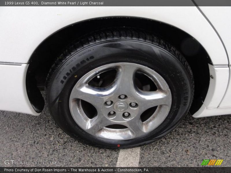Diamond White Pearl / Light Charcoal 1999 Lexus GS 400