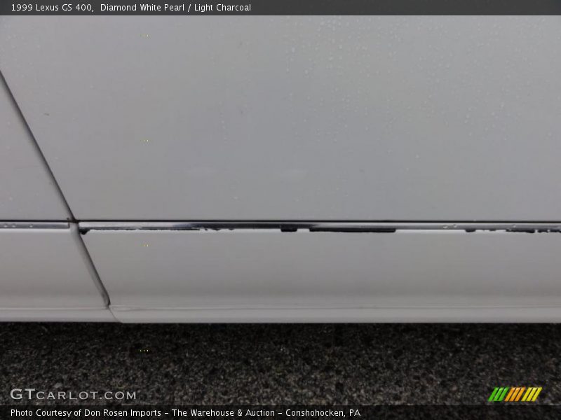 Diamond White Pearl / Light Charcoal 1999 Lexus GS 400