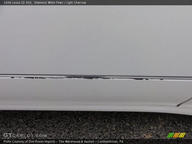 Diamond White Pearl / Light Charcoal 1999 Lexus GS 400