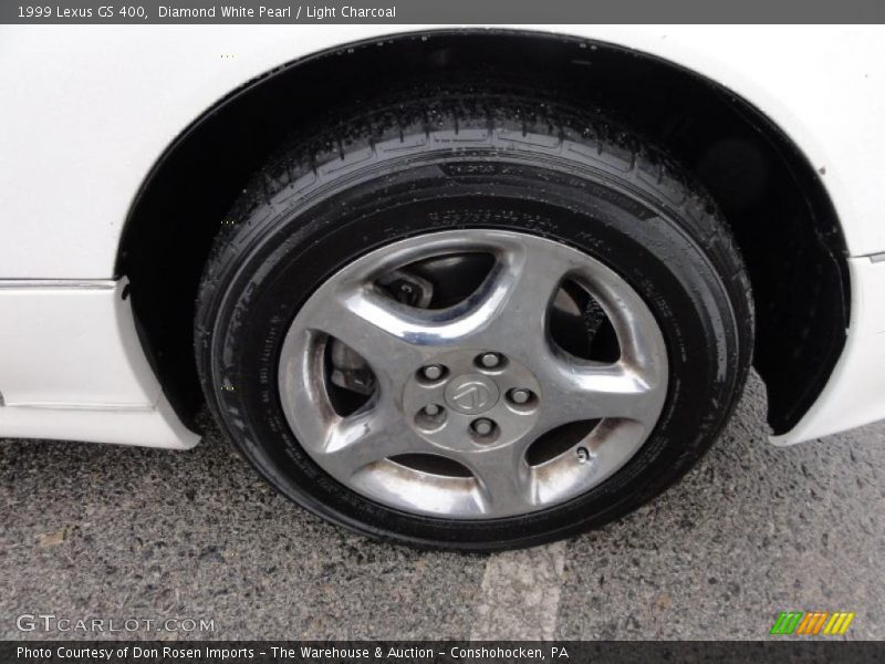 Diamond White Pearl / Light Charcoal 1999 Lexus GS 400