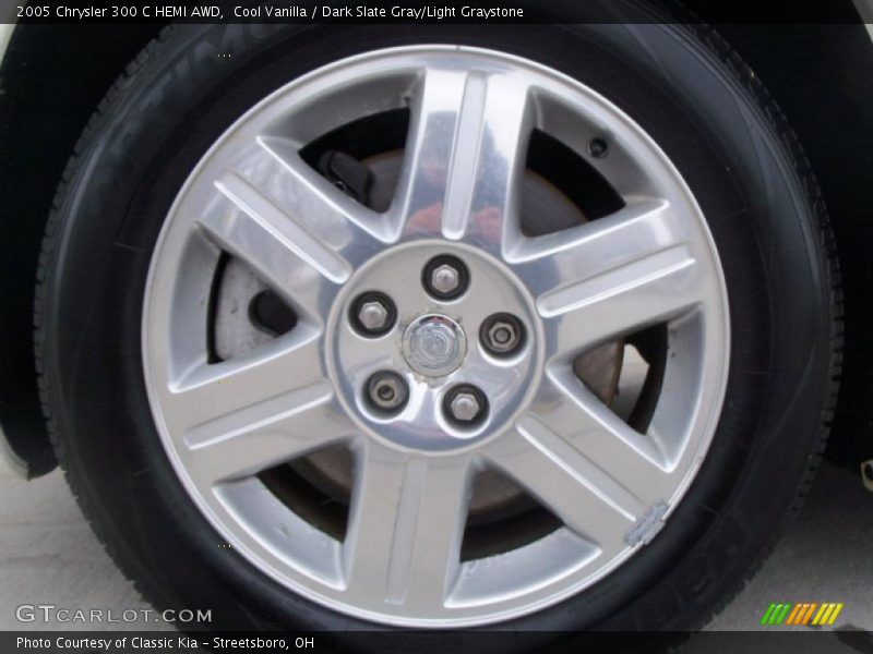 Cool Vanilla / Dark Slate Gray/Light Graystone 2005 Chrysler 300 C HEMI AWD