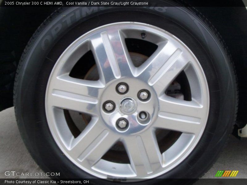 Cool Vanilla / Dark Slate Gray/Light Graystone 2005 Chrysler 300 C HEMI AWD