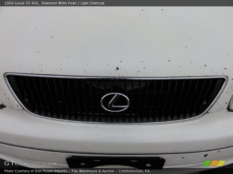 Diamond White Pearl / Light Charcoal 1999 Lexus GS 400