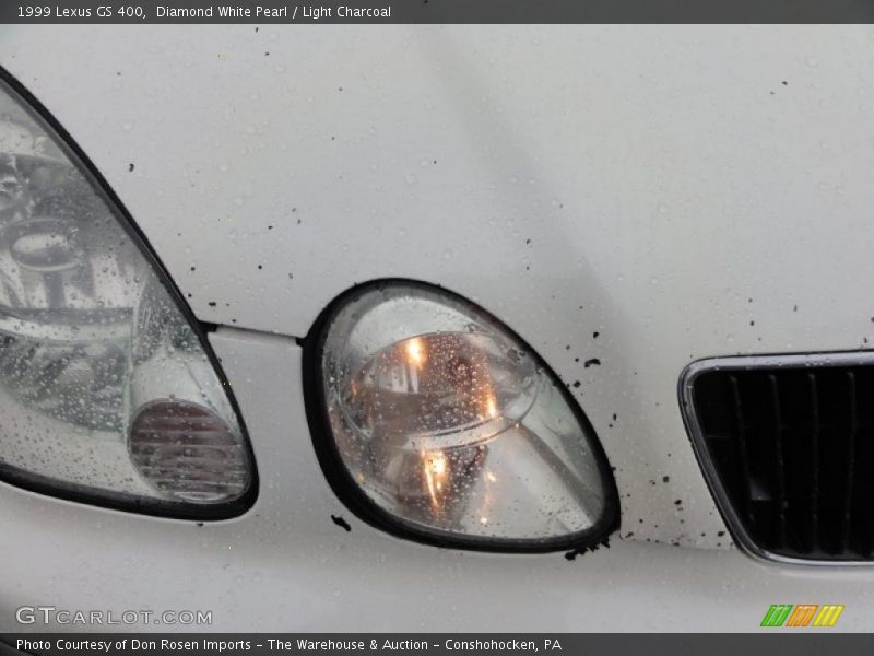 Diamond White Pearl / Light Charcoal 1999 Lexus GS 400
