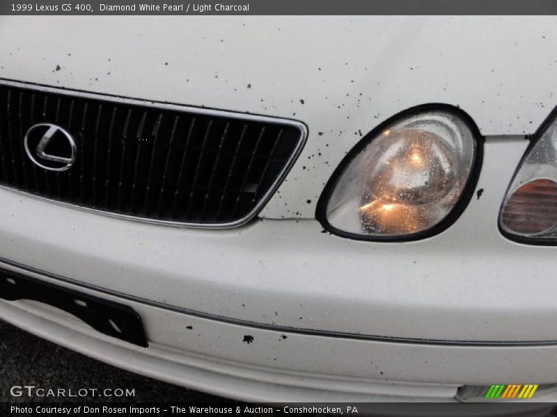 Diamond White Pearl / Light Charcoal 1999 Lexus GS 400