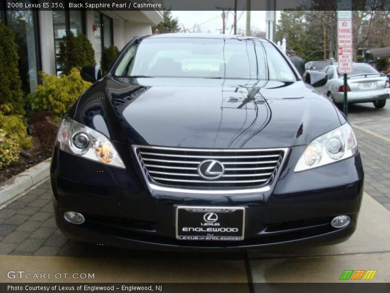 Black Sapphire Pearl / Cashmere 2008 Lexus ES 350
