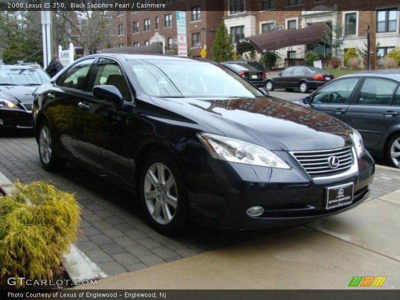Black Sapphire Pearl / Cashmere 2008 Lexus ES 350