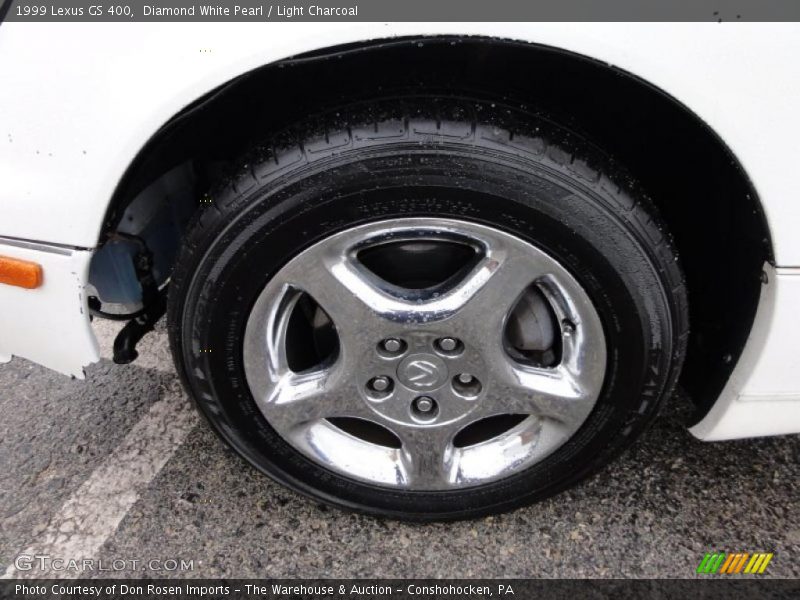 Diamond White Pearl / Light Charcoal 1999 Lexus GS 400
