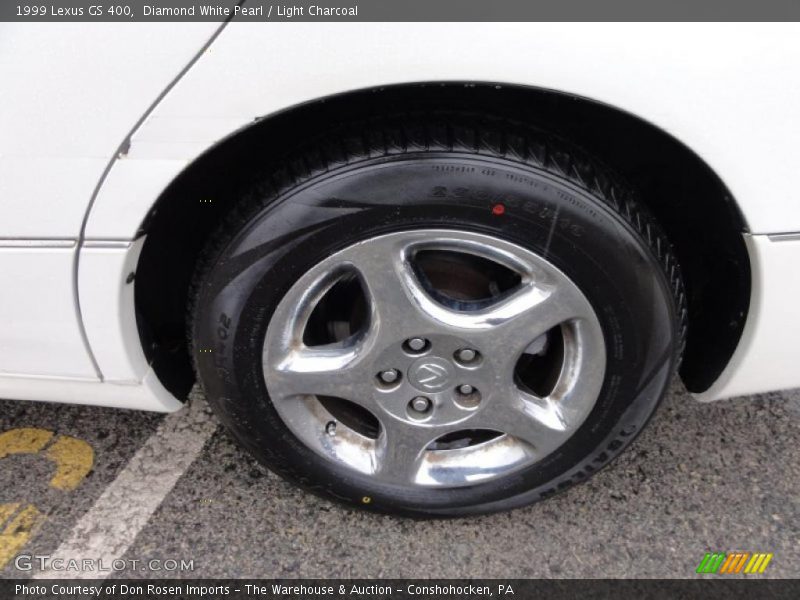 Diamond White Pearl / Light Charcoal 1999 Lexus GS 400