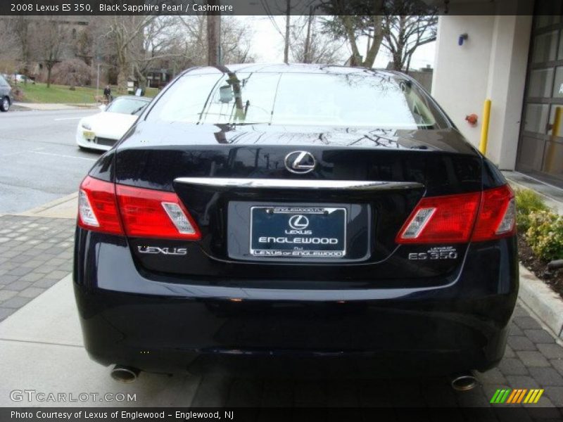 Black Sapphire Pearl / Cashmere 2008 Lexus ES 350