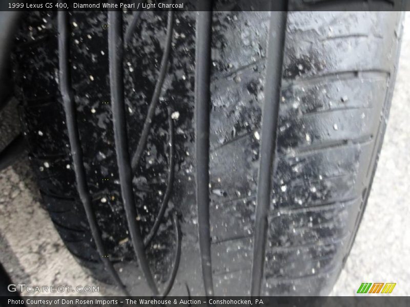 Diamond White Pearl / Light Charcoal 1999 Lexus GS 400