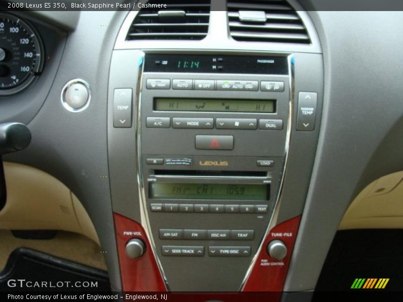 Black Sapphire Pearl / Cashmere 2008 Lexus ES 350