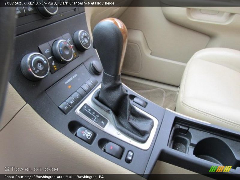 Dark Cranberry Metallic / Beige 2007 Suzuki XL7 Luxury AWD