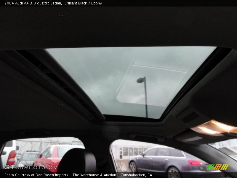 Brilliant Black / Ebony 2004 Audi A4 3.0 quattro Sedan