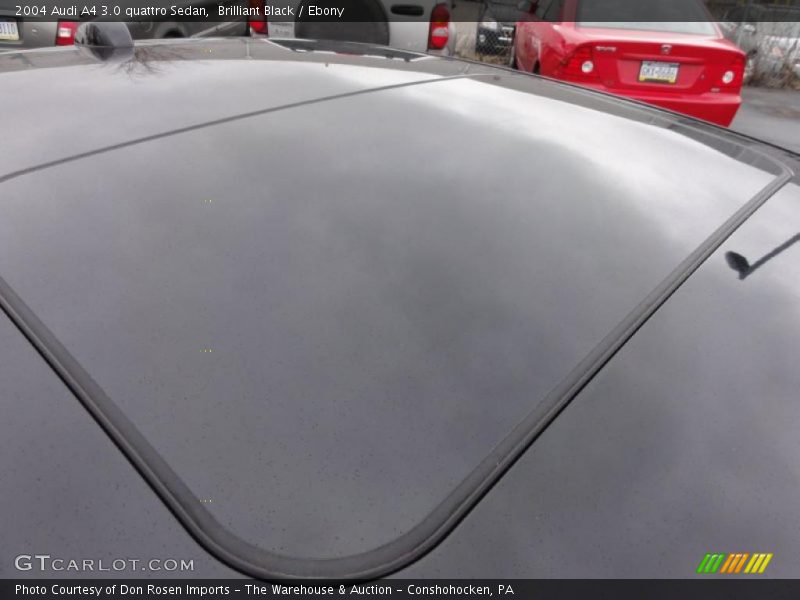 Brilliant Black / Ebony 2004 Audi A4 3.0 quattro Sedan