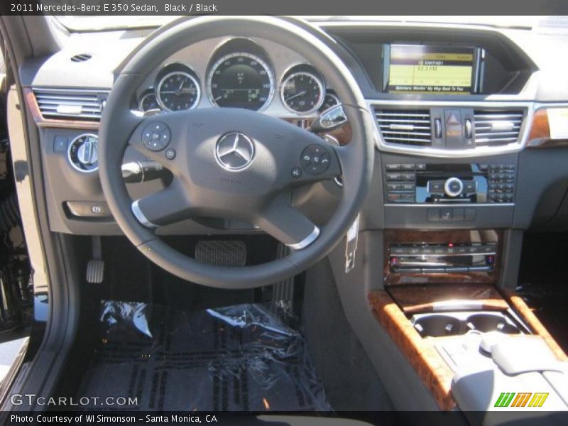 Black / Black 2011 Mercedes-Benz E 350 Sedan
