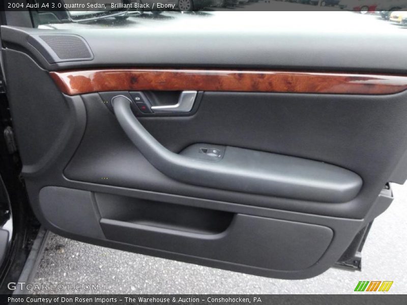 Brilliant Black / Ebony 2004 Audi A4 3.0 quattro Sedan