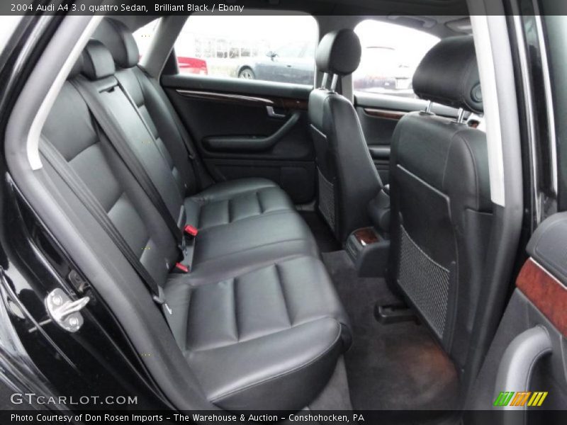  2004 A4 3.0 quattro Sedan Ebony Interior