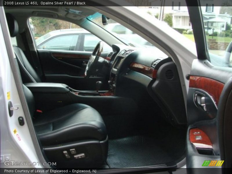 Opaline Silver Pearl / Black 2008 Lexus LS 460