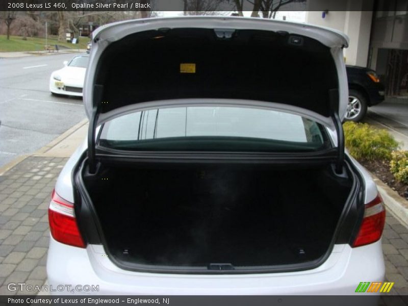 Opaline Silver Pearl / Black 2008 Lexus LS 460