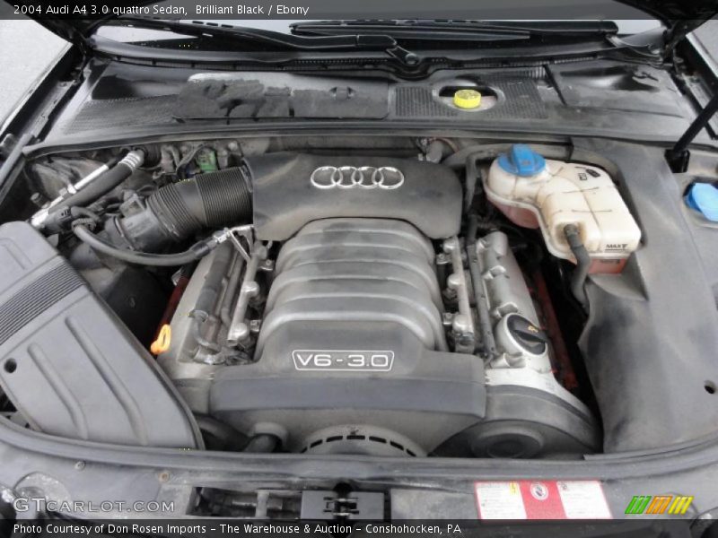  2004 A4 3.0 quattro Sedan Engine - 3.0 Liter DOHC 30-Valve V6
