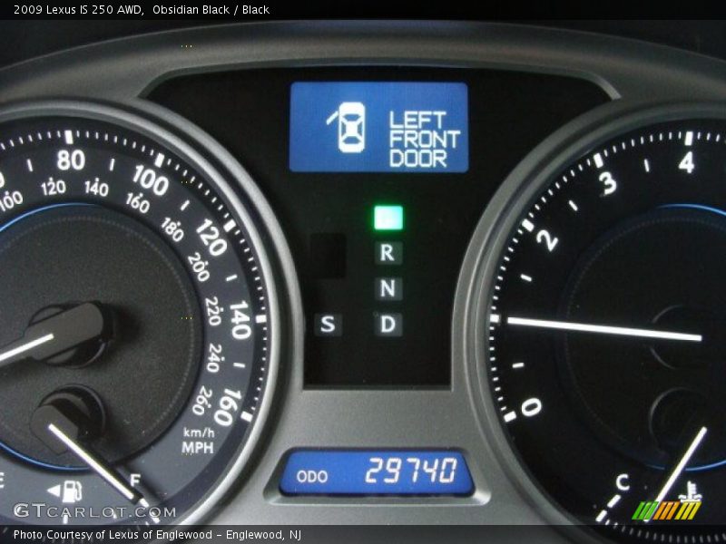 Obsidian Black / Black 2009 Lexus IS 250 AWD