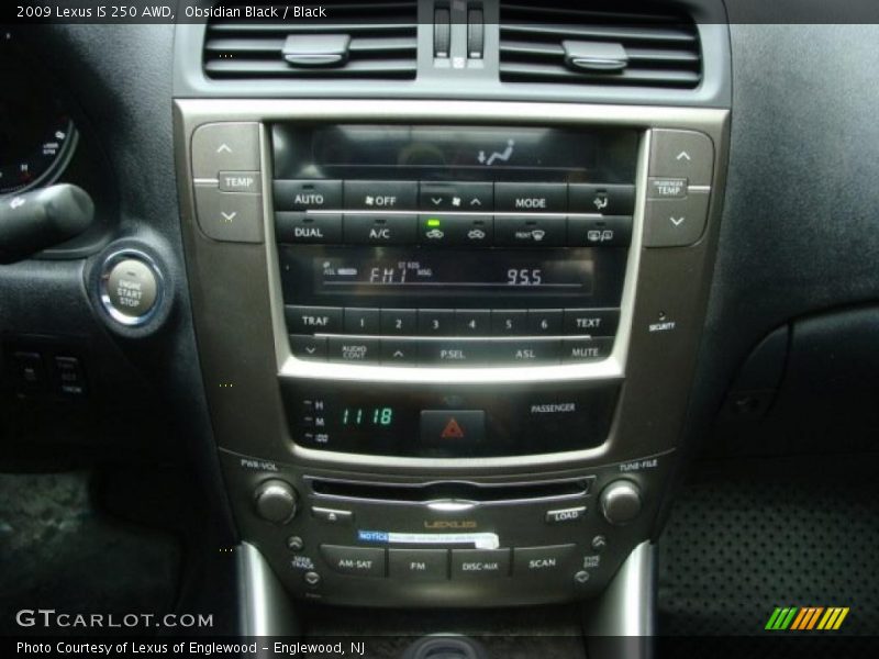 Obsidian Black / Black 2009 Lexus IS 250 AWD