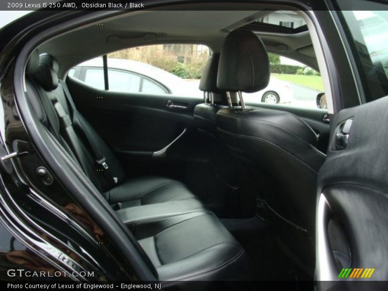 Obsidian Black / Black 2009 Lexus IS 250 AWD