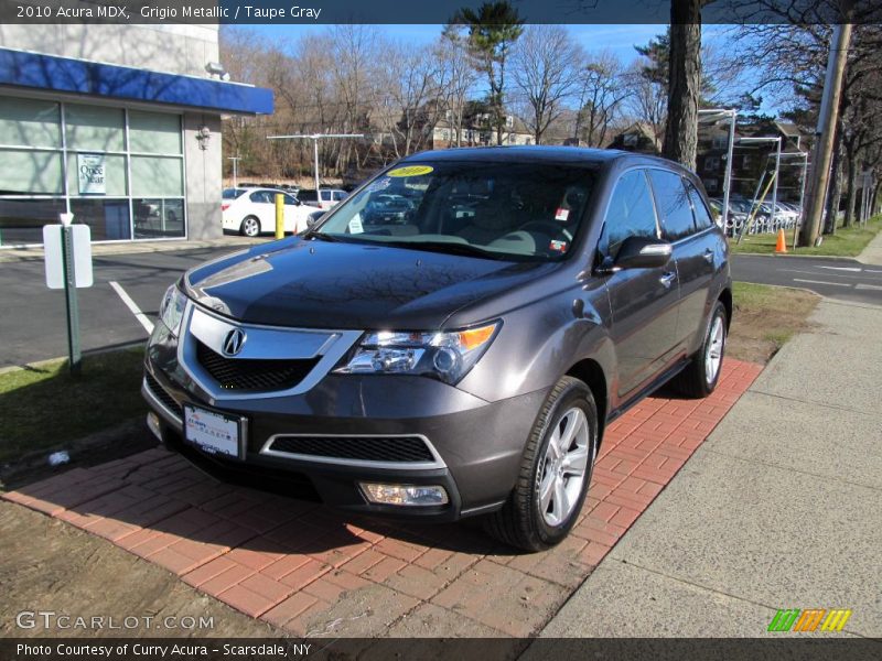 Grigio Metallic / Taupe Gray 2010 Acura MDX