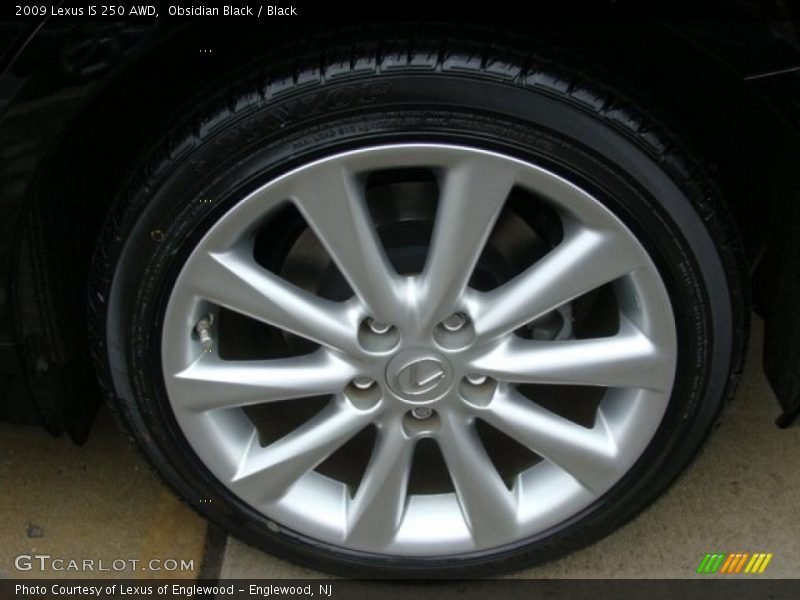 Obsidian Black / Black 2009 Lexus IS 250 AWD