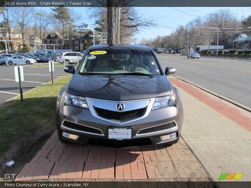Grigio Metallic / Taupe Gray 2010 Acura MDX