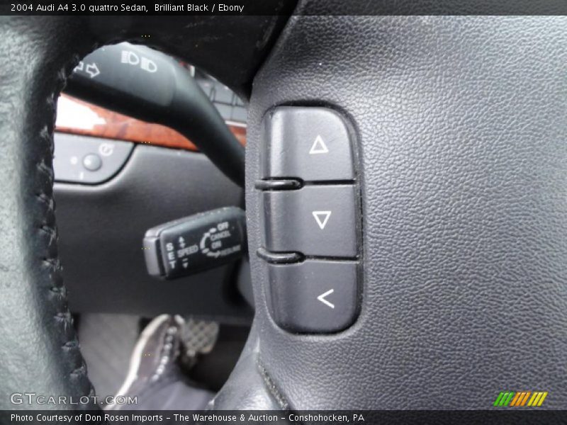 Controls of 2004 A4 3.0 quattro Sedan