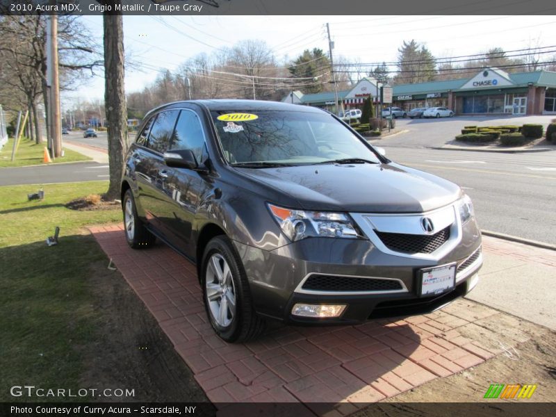 Grigio Metallic / Taupe Gray 2010 Acura MDX