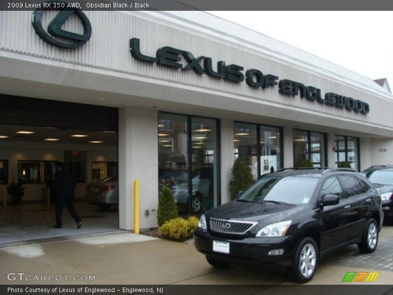 Obsidian Black / Black 2009 Lexus RX 350 AWD