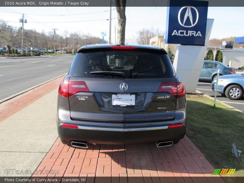 Grigio Metallic / Taupe Gray 2010 Acura MDX