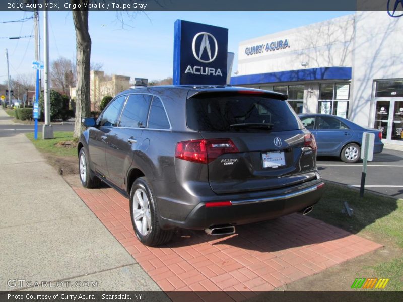 Grigio Metallic / Taupe Gray 2010 Acura MDX