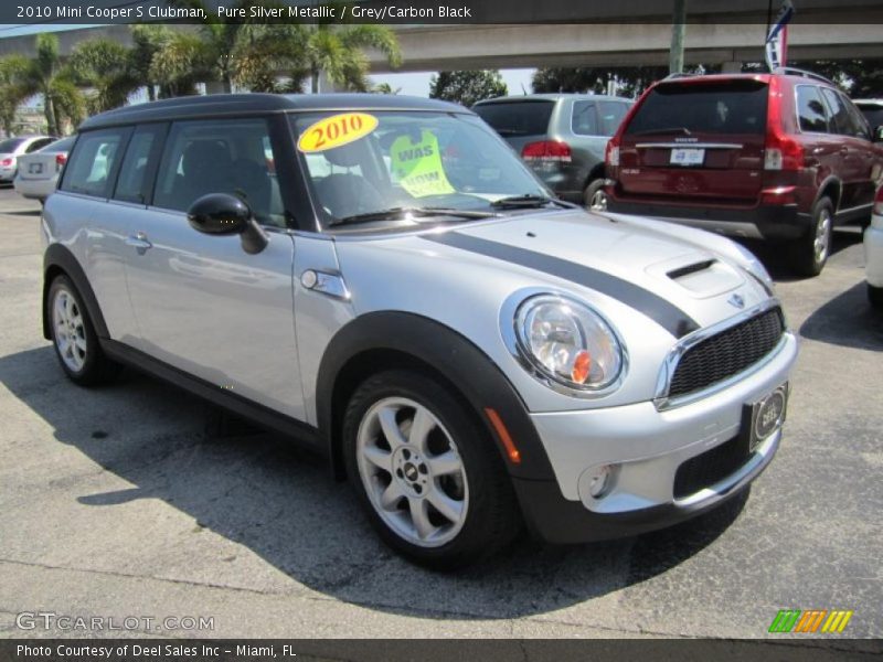 Pure Silver Metallic / Grey/Carbon Black 2010 Mini Cooper S Clubman