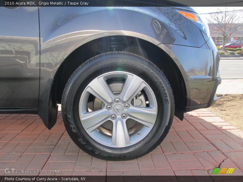 Grigio Metallic / Taupe Gray 2010 Acura MDX