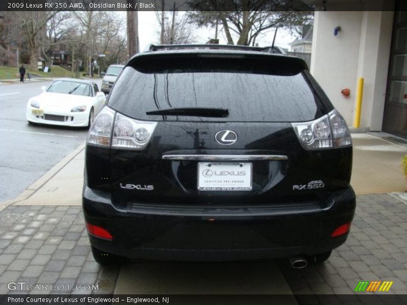 Obsidian Black / Black 2009 Lexus RX 350 AWD