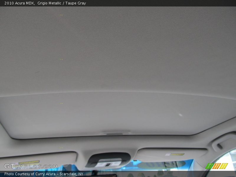 Grigio Metallic / Taupe Gray 2010 Acura MDX