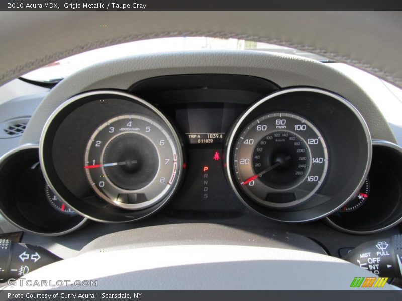  2010 MDX   Gauges