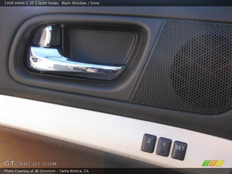 Black Obsidian / Stone 2008 Infiniti G 35 S Sport Sedan
