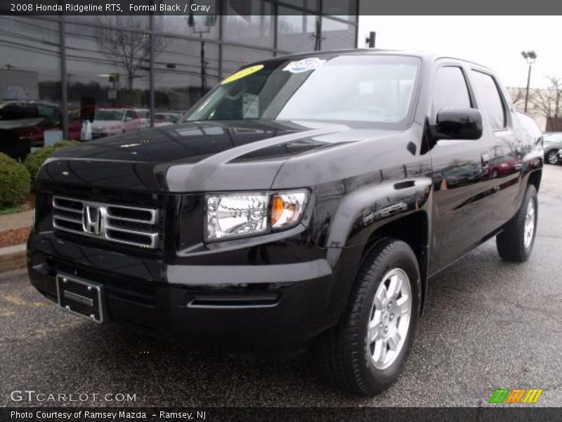 Formal Black / Gray 2008 Honda Ridgeline RTS