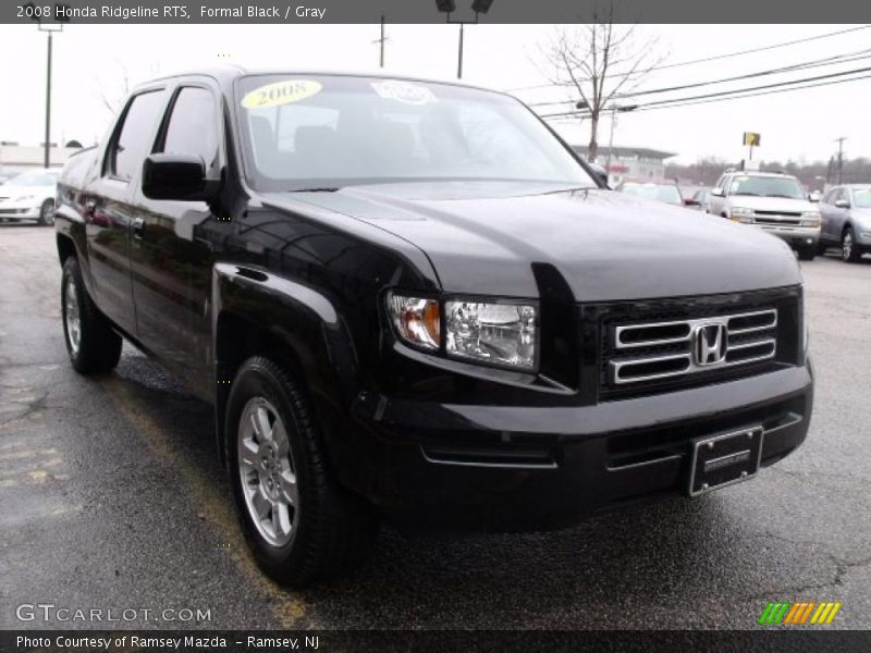 Formal Black / Gray 2008 Honda Ridgeline RTS