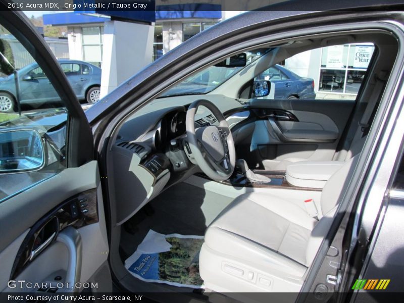 Grigio Metallic / Taupe Gray 2010 Acura MDX